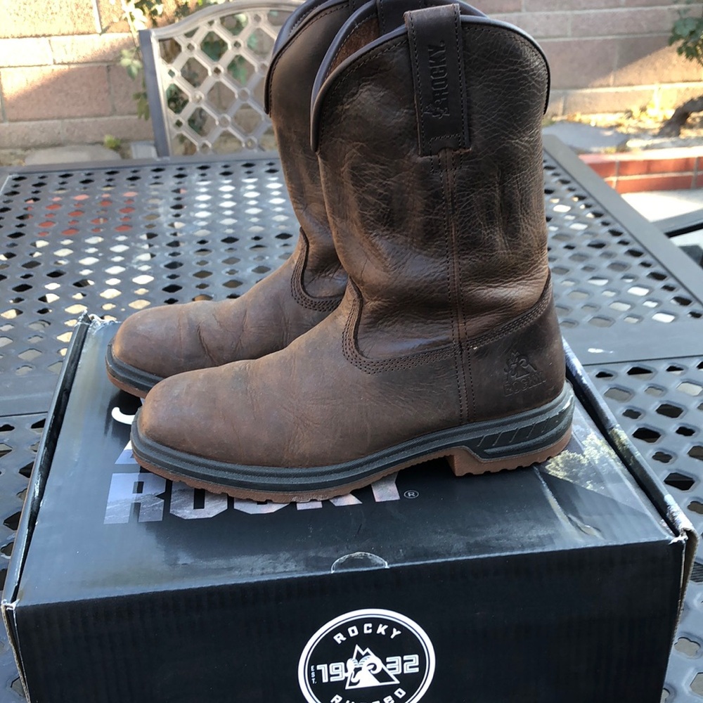 Rocky Brown Leather Boots